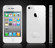 Apple Iphone 4G! (Белый) - New. 2 сим,  сенс. экр. 3, 4. Гар.36 мес.