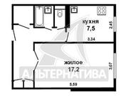 1-комнатная квартира,  г.Брест,  Кирова ул.,  1978 г.п. w170625